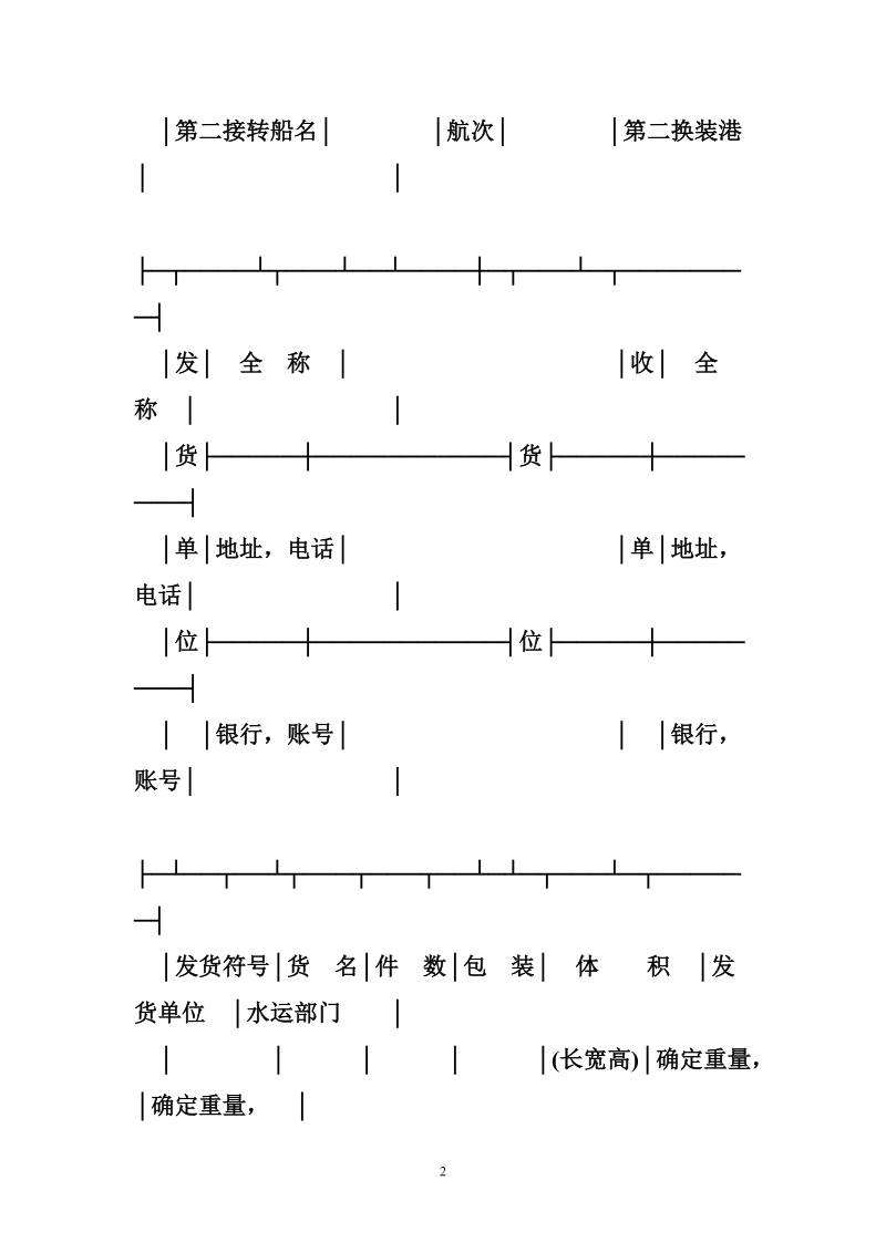 海、江、河货物水运合同登记单.doc_第2页