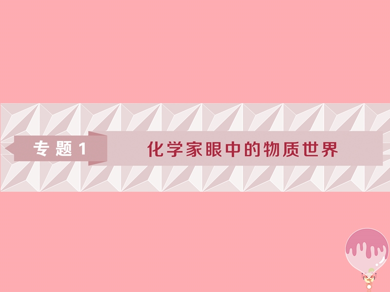 2019届高考化学总复习 专题1 化学家眼中的物质世界 第一单元 物质的分类与转化 分散系课件 苏教版.ppt_第1页