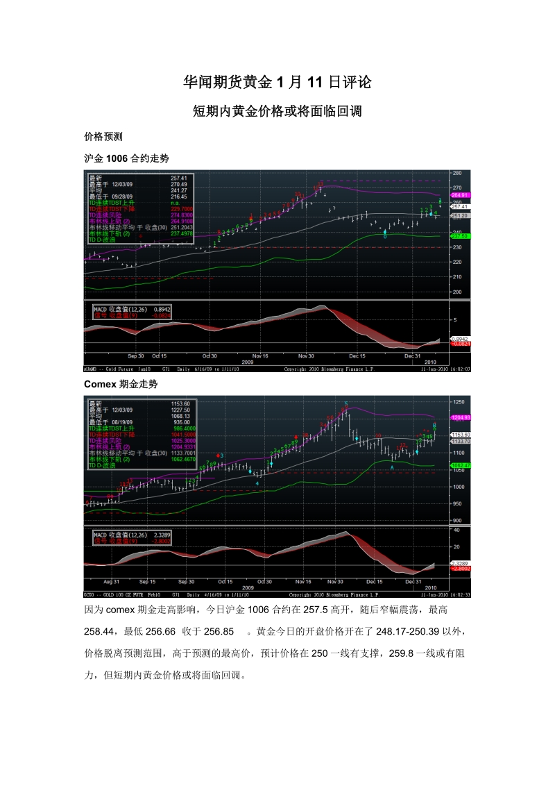 华闻期货黄金日评2009.doc_第1页