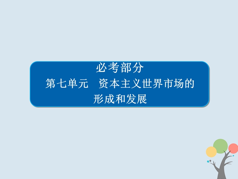 2019届高考历史一轮复习第七单元资本主义世界市场的形成和发展25新航路开辟和早期殖民扩张课件新人教版.ppt_第1页