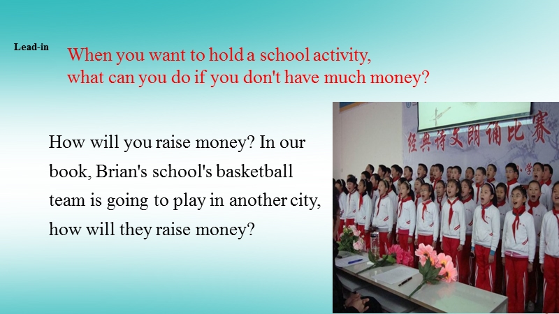 八年级英语下册 unit 5 buying and selling lesson 25 raising money课件 （新版）冀教版.ppt_第2页