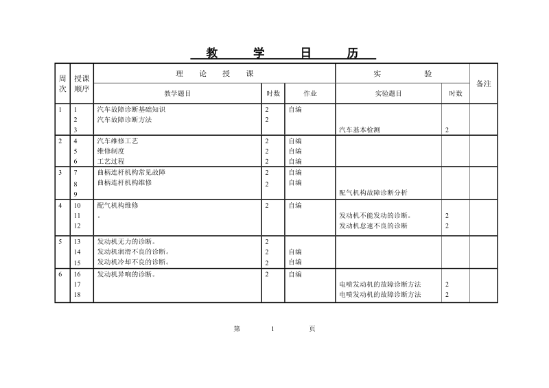 教 学 日 历.doc_第1页