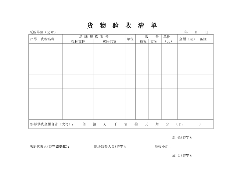 宁都县政府采购验收报告（货物类）.doc_第2页