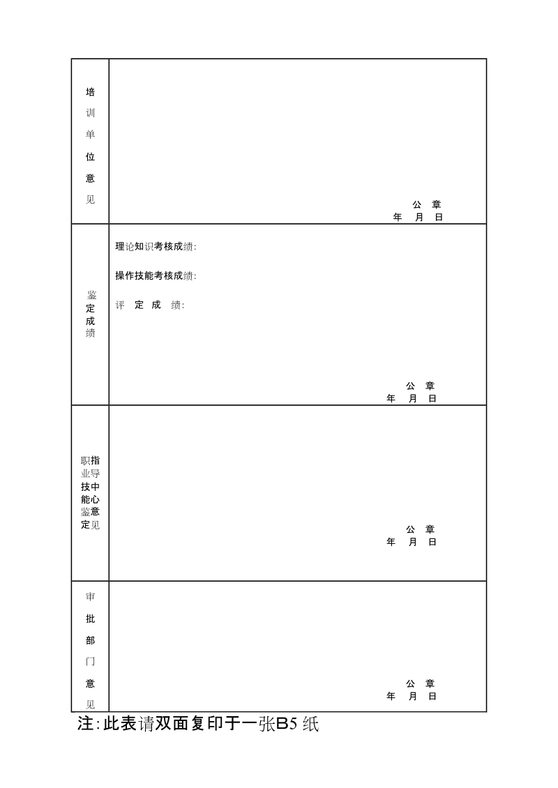 黑龙江省职业技能鉴定审批表.doc_第2页