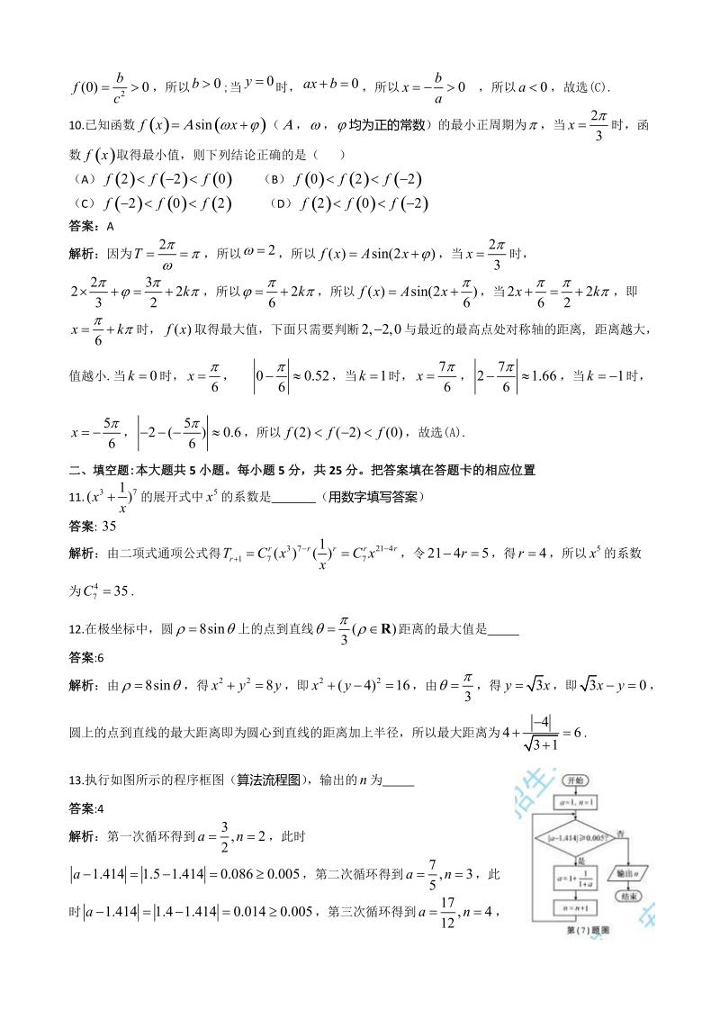 2015年高考数学安徽理.doc_第3页