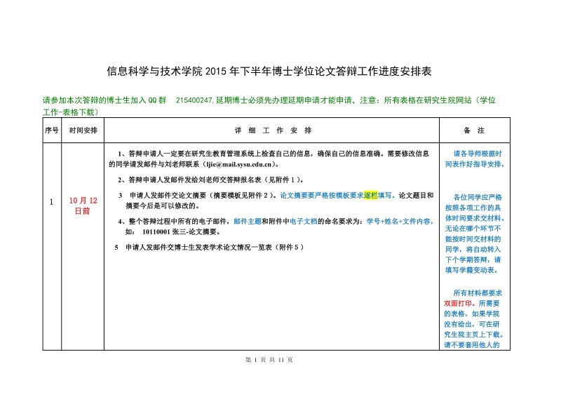 信息科技学院2007年下半年博士论文审查、答辩工作进度 ….doc_第1页