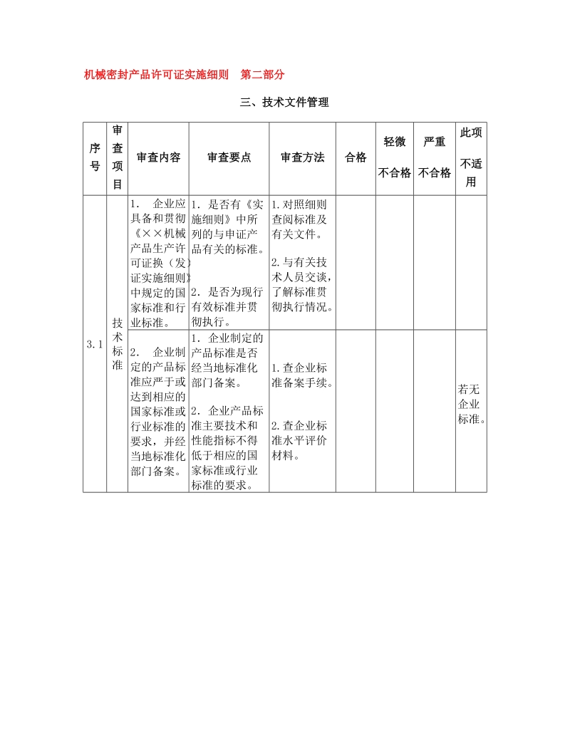 机械密封产品许可证实施细则.doc_第1页