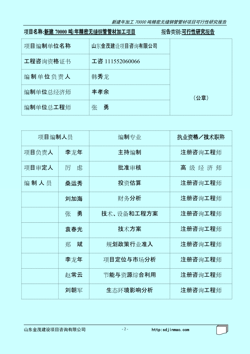 沂水县无缝钢管加工项目.doc_第2页