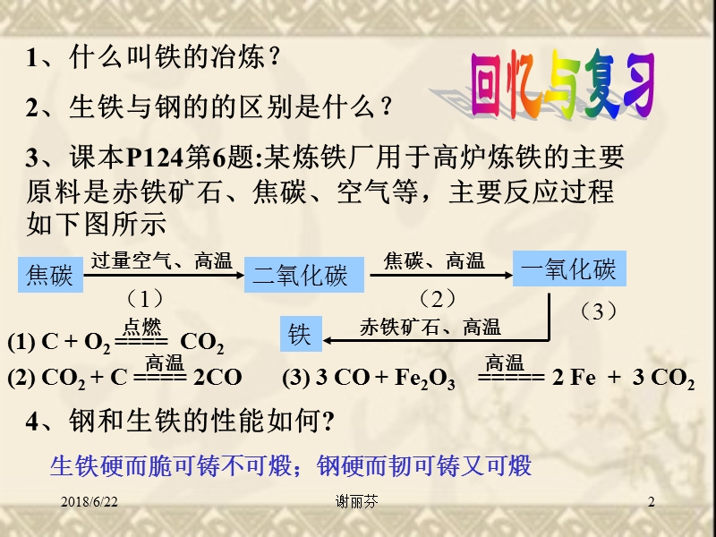 《铁的冶炼合金》第二课时ppt.ppt_第2页