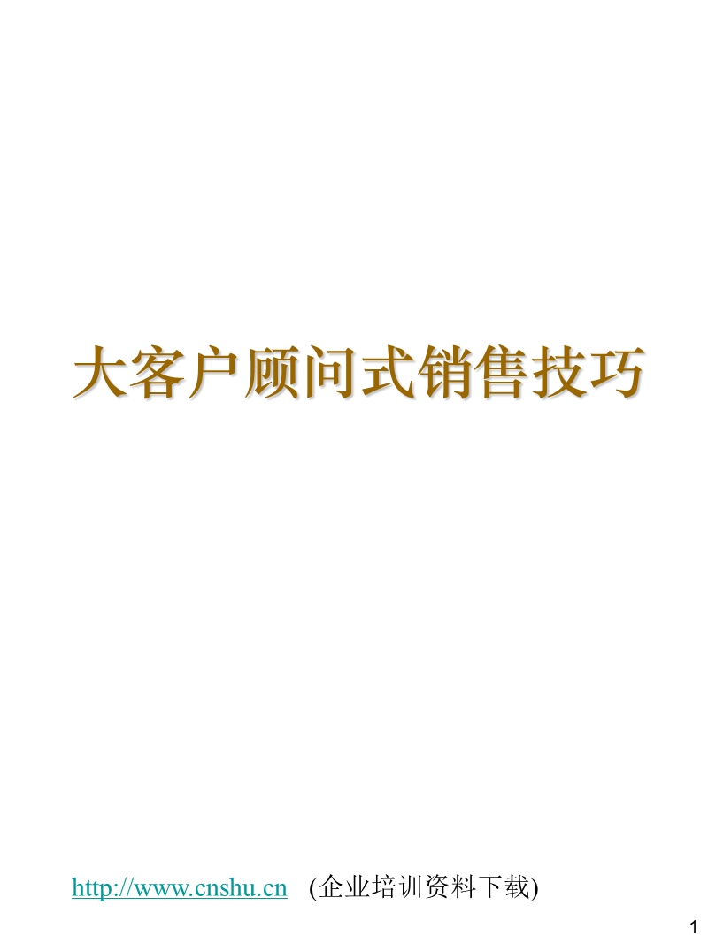 大客户顾问式销售技巧.ppt_第1页