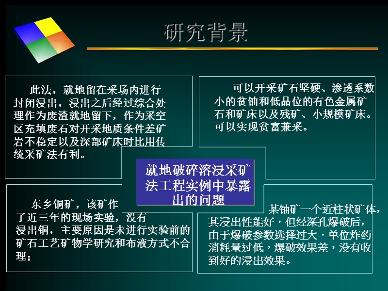 就地破碎溶浸采矿法的几个关键技术的探讨.ppt_第2页