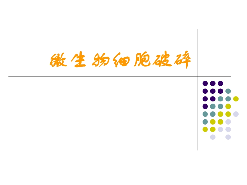 生物工程下游技术3[1].2微生物细胞破碎2009.ppt_第1页