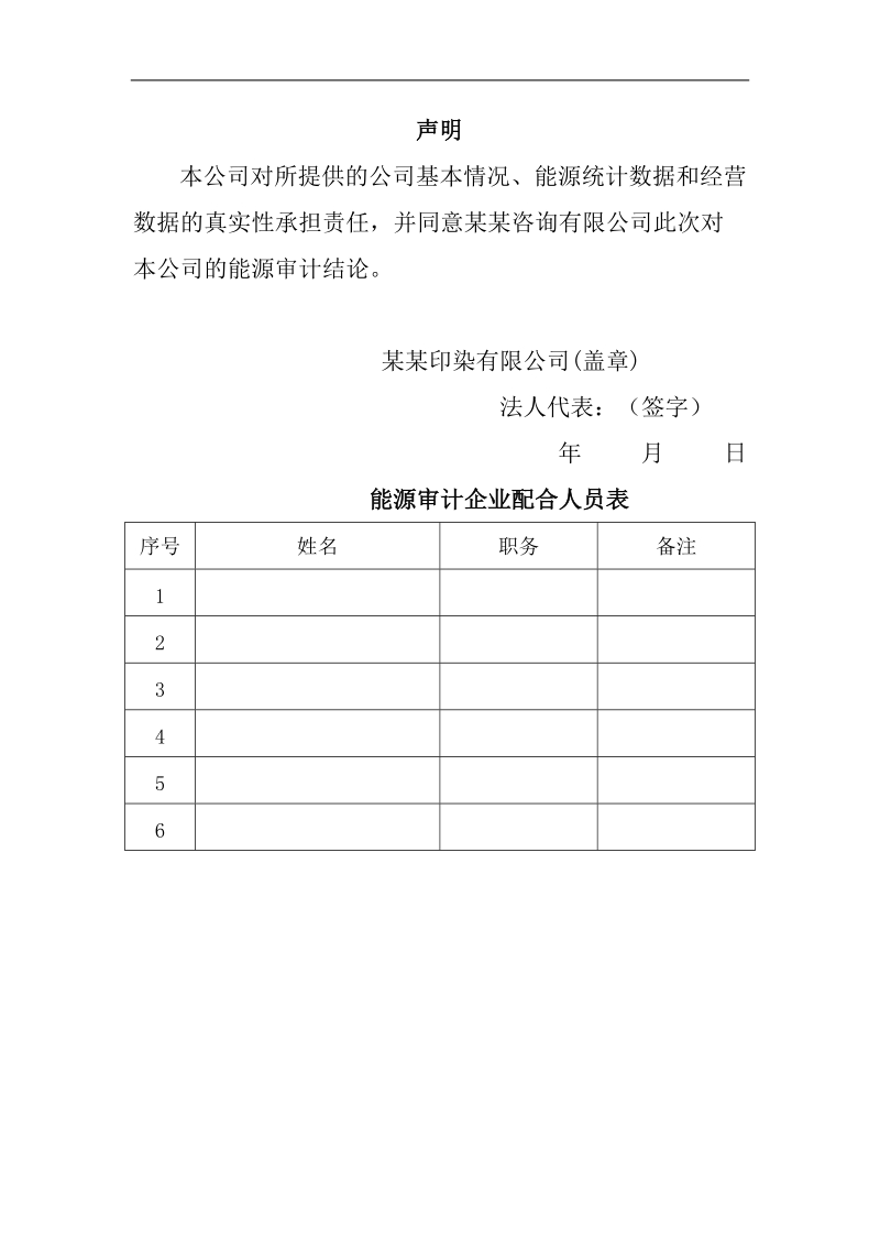 某某印染有限公司能源审计报告.doc_第2页