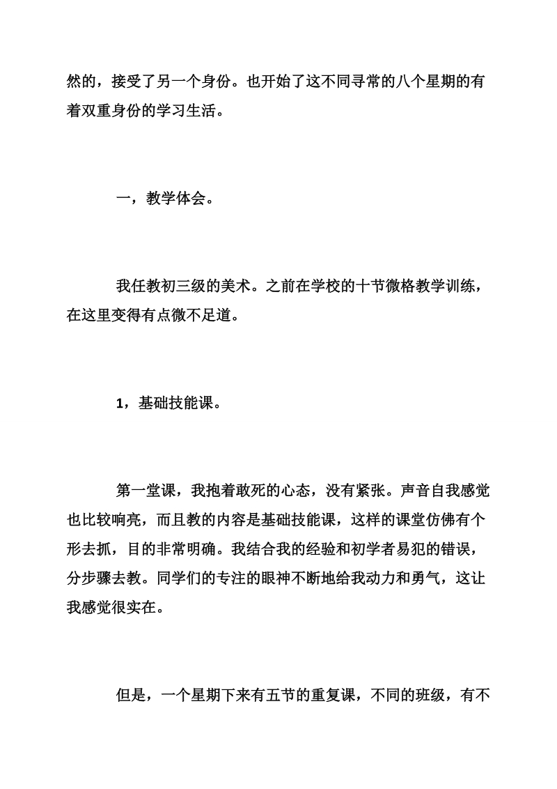 美术教育实习总结,学习总结.doc_第2页