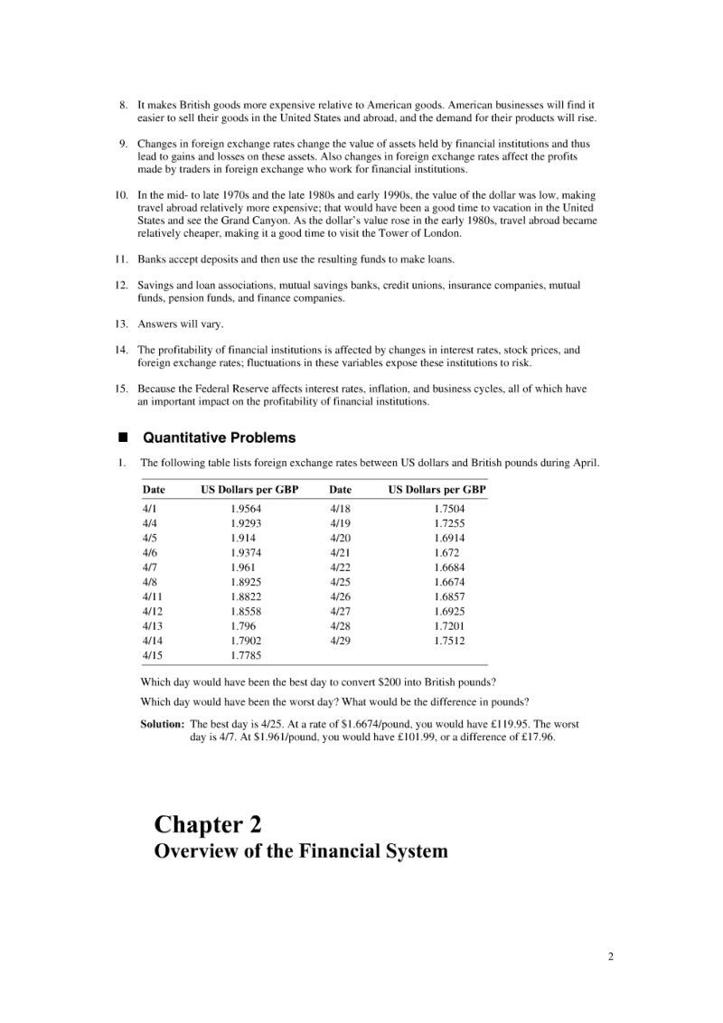 米什金《金融市场与金融机构》课后习题原版英文答案.doc_第2页