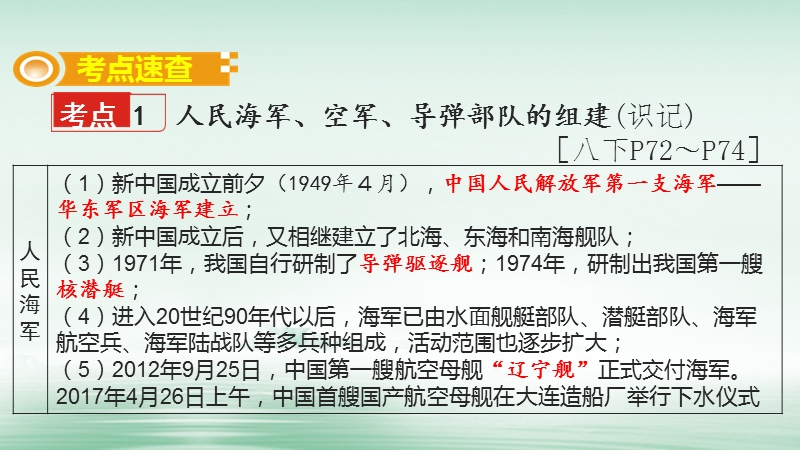 湖南省2018届中考历史总复习模块三中国现代史第五单元国防建设与外交成就课件新人教版.ppt_第3页