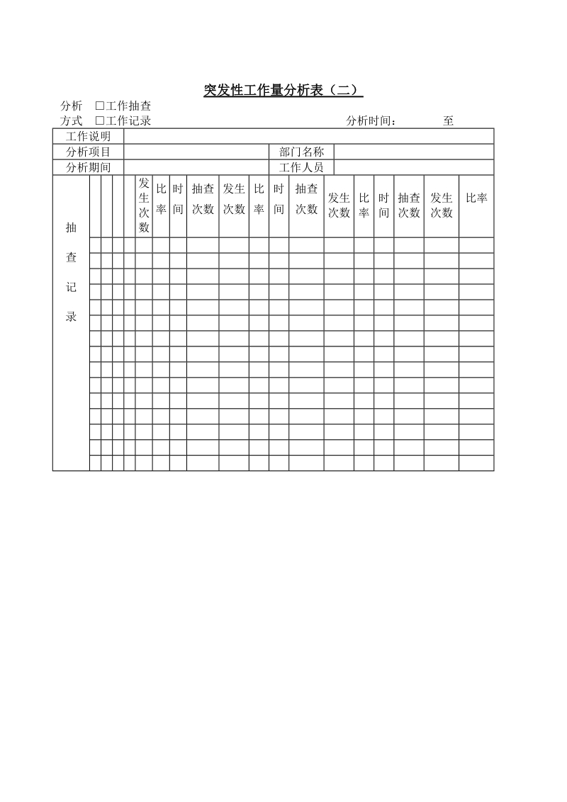 突发性工作量分析表（二）.doc_第1页