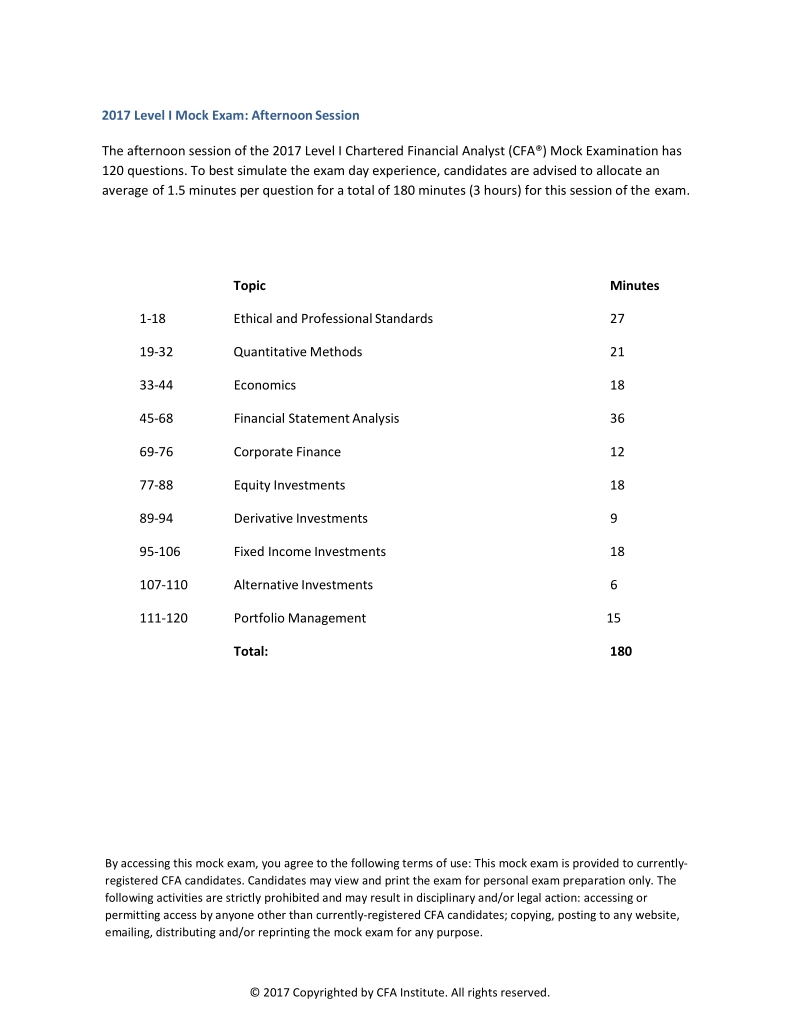 level_I_mock_exam_afternoon_answers_2017.pdf_第1页