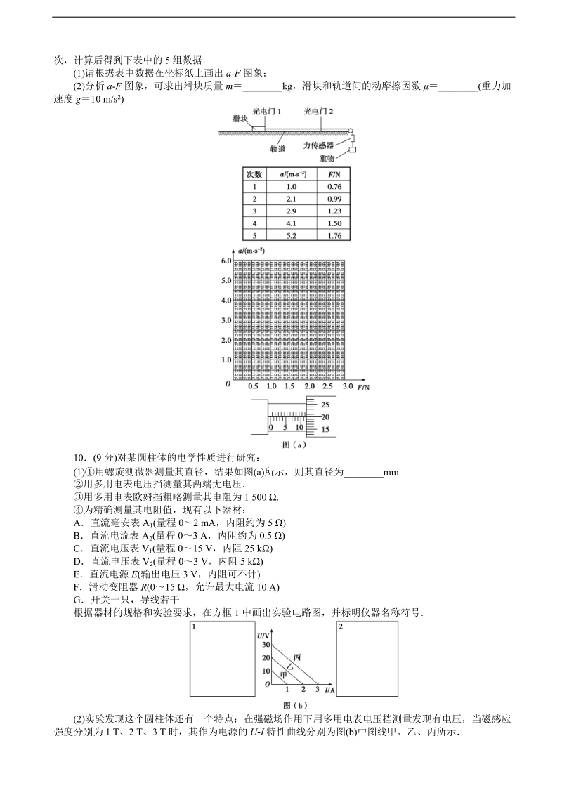 2018年全国高考复习领航高考模拟试题（十六）物理试题.doc_第3页