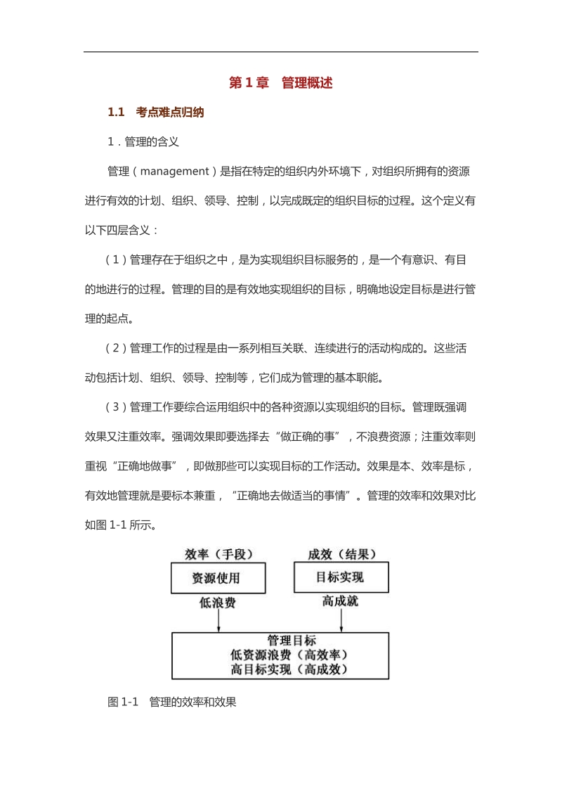 2019年管理学考研真题与典型题详解.docx_第1页