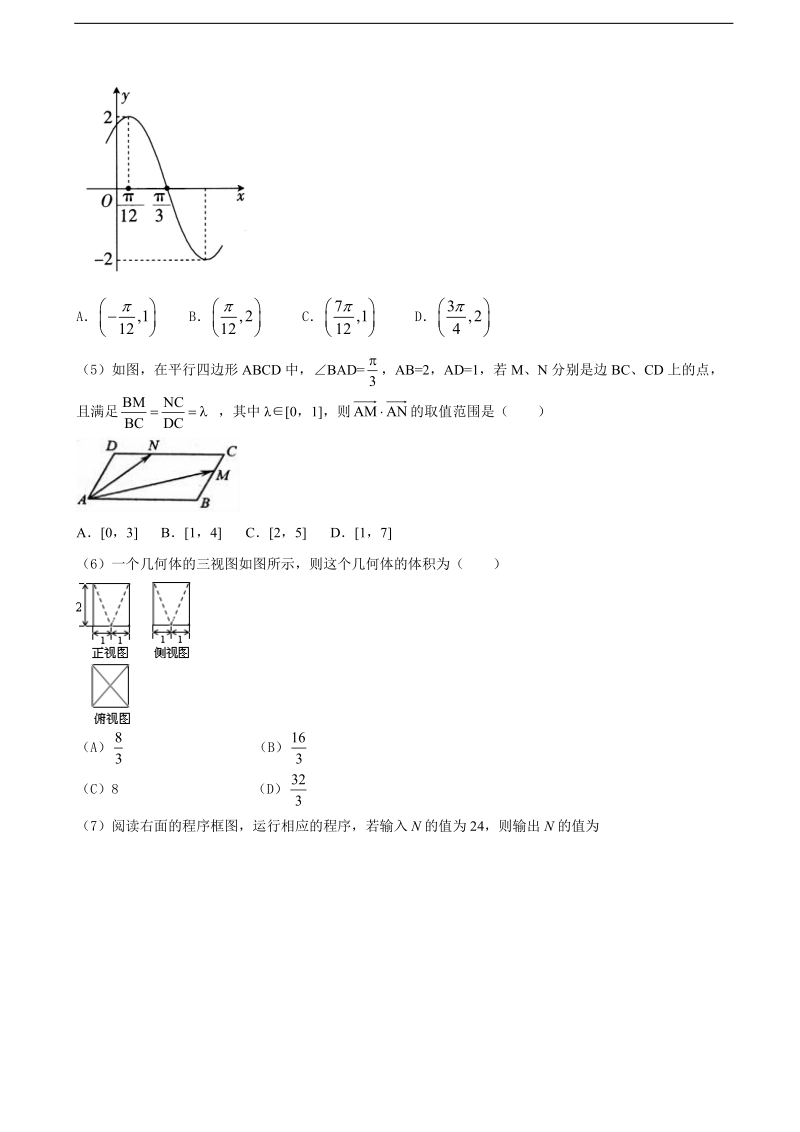 2018年北京市高考压轴卷 理科数学（word版）.doc_第2页