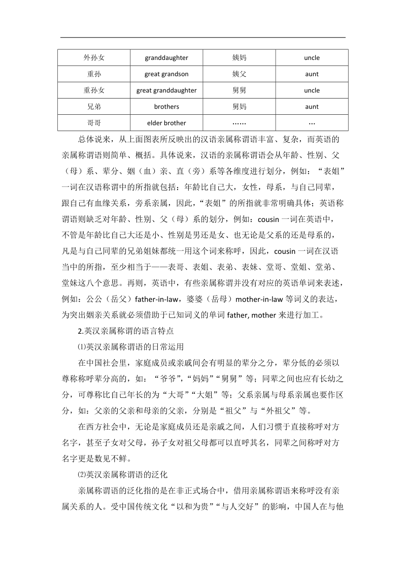 《跨文化交际》课程论文-亲属称谓语在英汉语言中的深层文化含义 罗 琴.docx_第3页