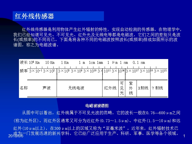 红外传感器的应用【教学课件】.ppt_第1页