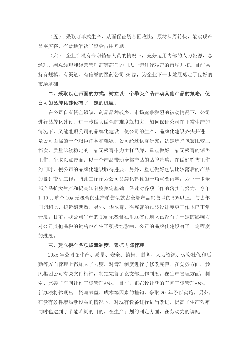 医药企业年终总结.docx_第2页