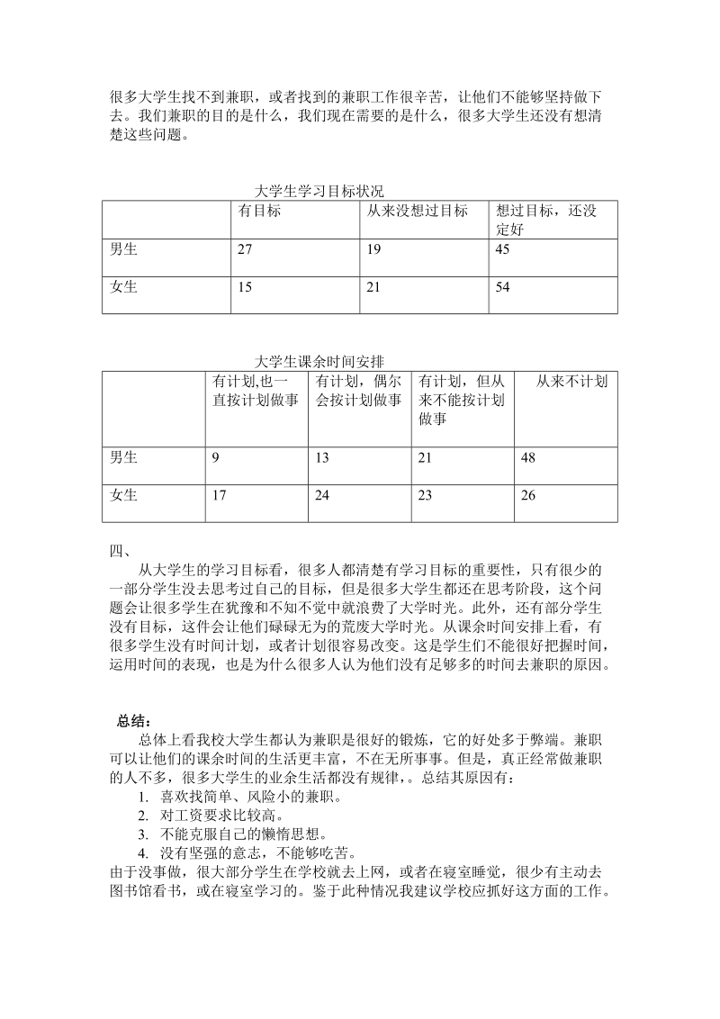 大学生兼职状况调查报告贵阳学院.doc_第3页