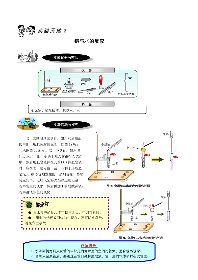 部分高中实验--碳酸钠和碳酸氢钠热稳定性的比较.doc_第2页