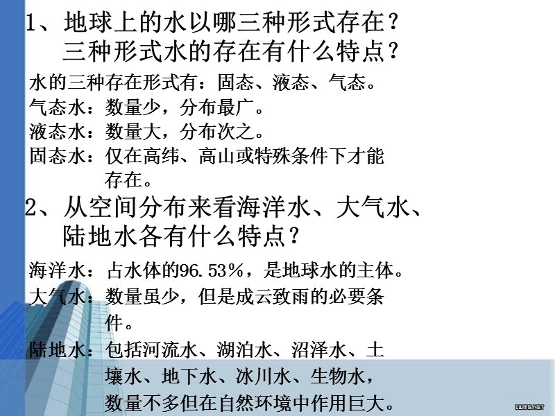 高中地理-第三章自然界的水循环课件-新人教版必修1.ppt_第3页