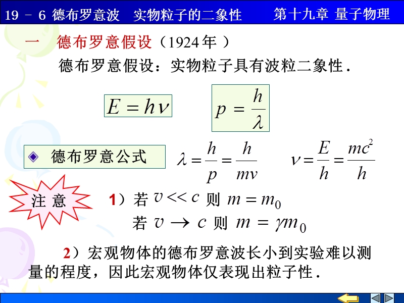 德布罗意波实物粒子的二象性 p9.ppt_第2页