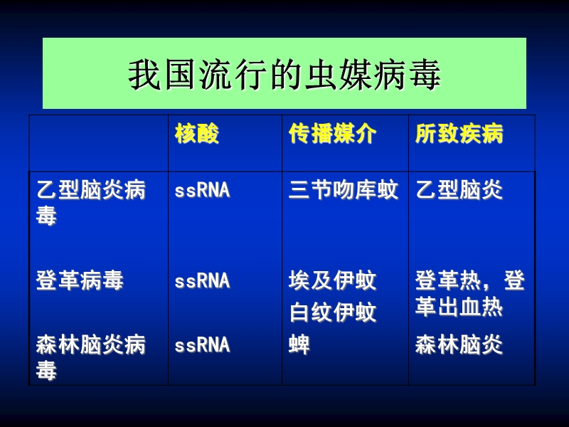 第30,31章虫媒病毒和出血热病毒森林脑炎登革热 精品.ppt_第2页