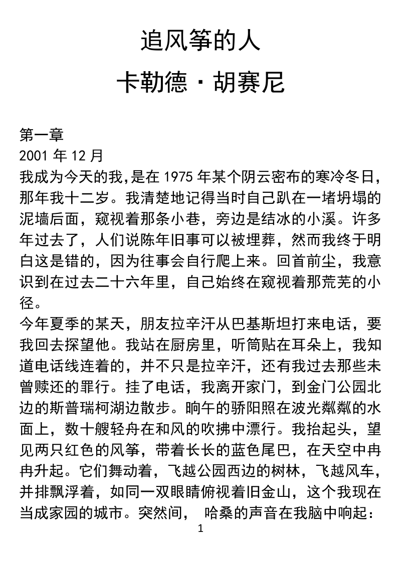 追风筝的人.pdf_第1页