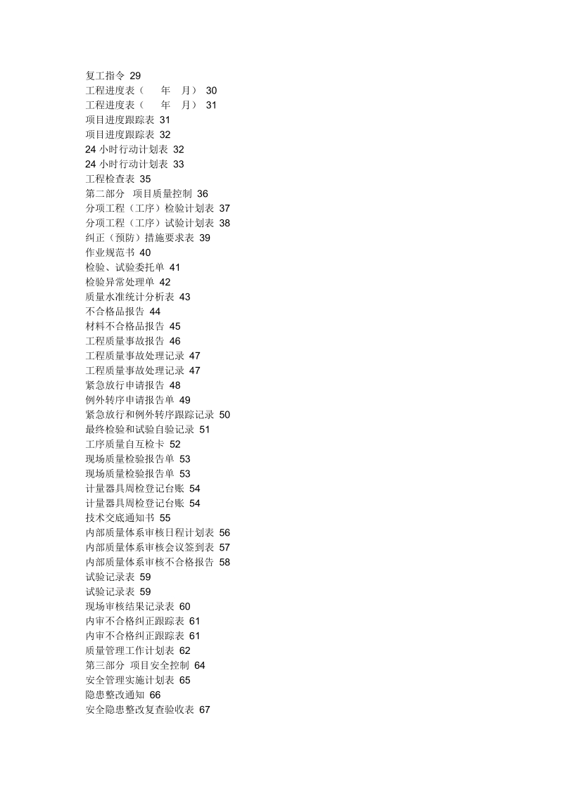 工程项目管理表格全集.doc_第2页