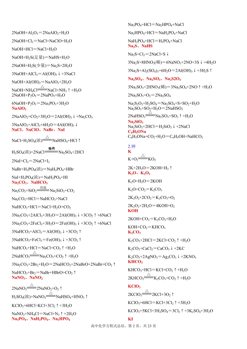 高三复习化学方程式总结.doc_第2页