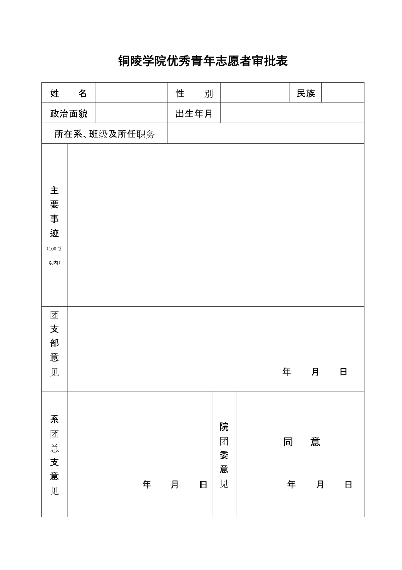 省级三好学生、优秀学生干部推荐登记表.doc_第3页