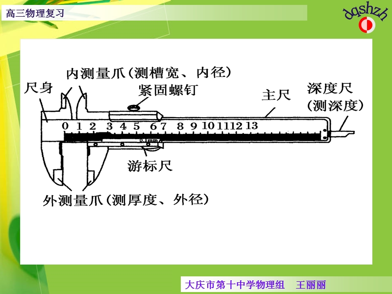 游标卡尺及螺旋测微器的读数.ppt_第2页