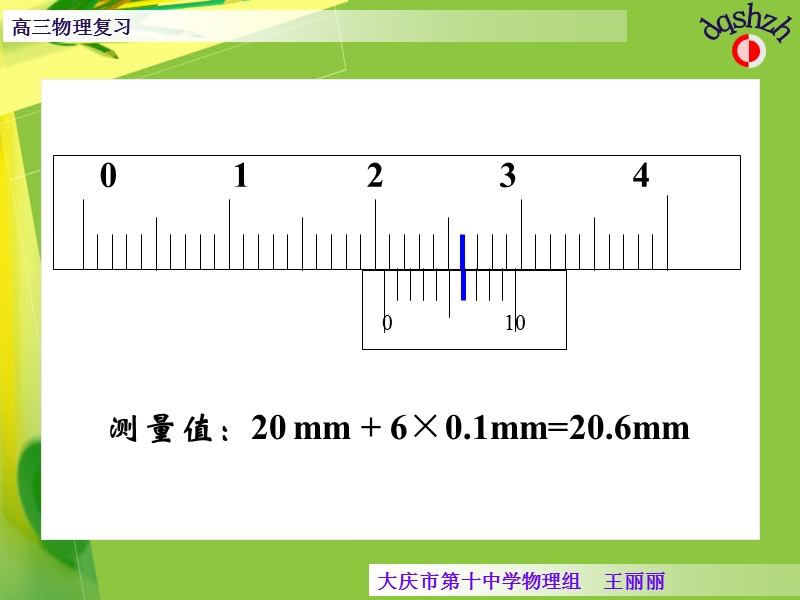 游标卡尺及螺旋测微器的读数.ppt_第3页