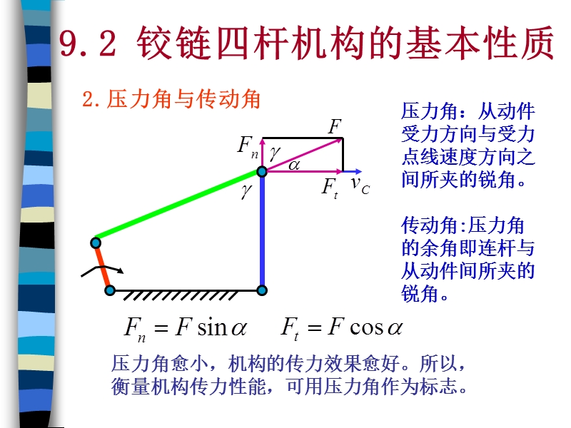 机械基础.铰链四杆机构的基本性质 .ppt_第3页