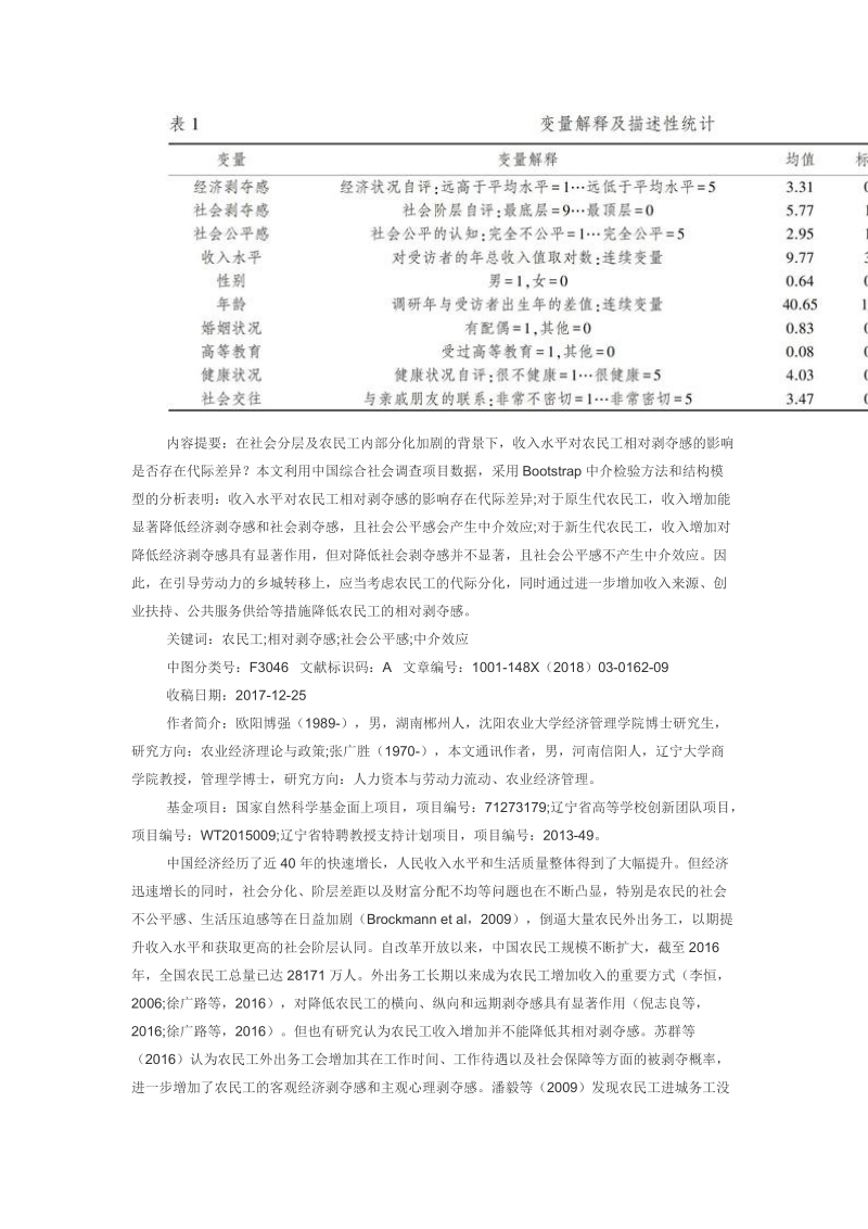 博士学位论文-收入水平与农民工相对剥夺感的代际差异.doc_第2页