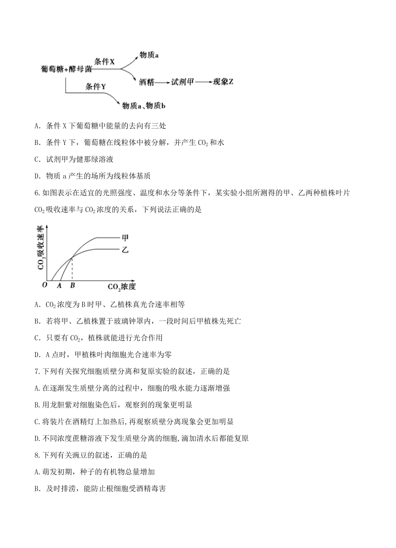 河北省衡水中学2017届高三上学期第三次调研考试 生物.doc_第2页