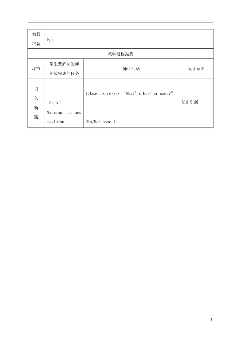 湖南省益阳市资阳区迎丰桥镇七年级英语上册 unit 1 my name’s gina section b（1a-1f）教案 （新版）人教新目标版.doc_第2页