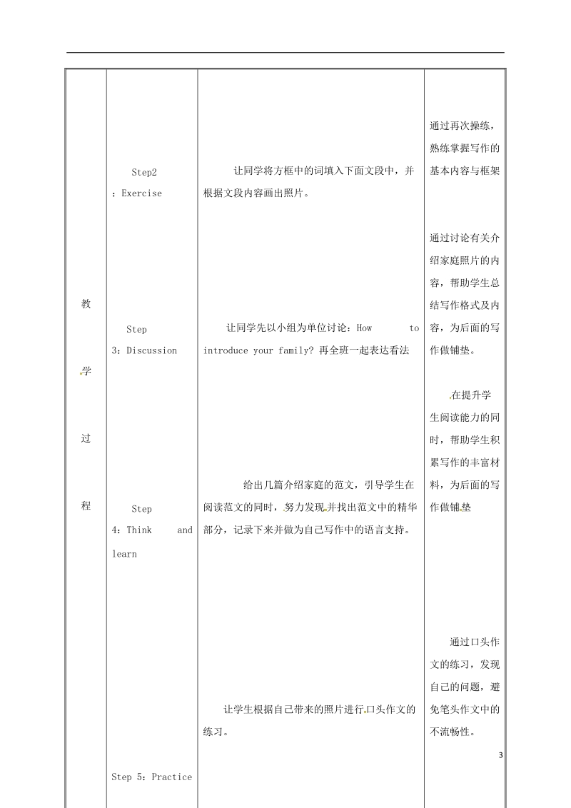 湖南省益阳市资阳区迎丰桥镇七年级英语上册 unit 2 this is my sister section b（3a-self check）教案 （新版）人教新目标版.doc_第3页