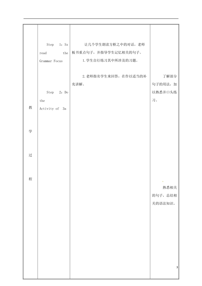 湖南省益阳市资阳区迎丰桥镇七年级英语上册 unit 2 this is my sister section a（3a-3c）教案 （新版）人教新目标版.doc_第3页