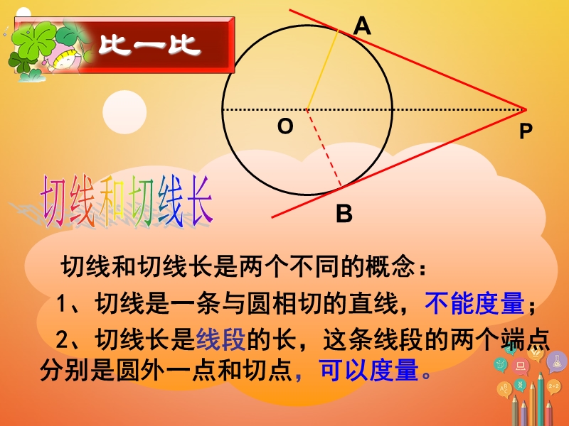 内蒙古鄂伦春自治旗九年级数学上册 第二十四章 圆 24.2 点和圆、直线和圆的位置关系 24.2.2 直线和圆的位置关系（第3课时）切线长课件 （新版）新人教版.ppt_第2页