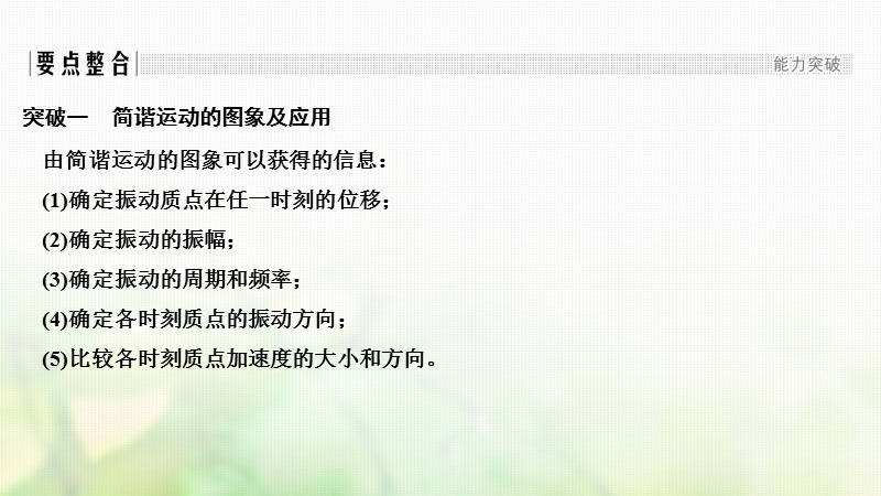 浙江省2018-2019版高中物理 第十一章 机械振动章末整合提升课件 新人教版选修3-4.ppt_第3页