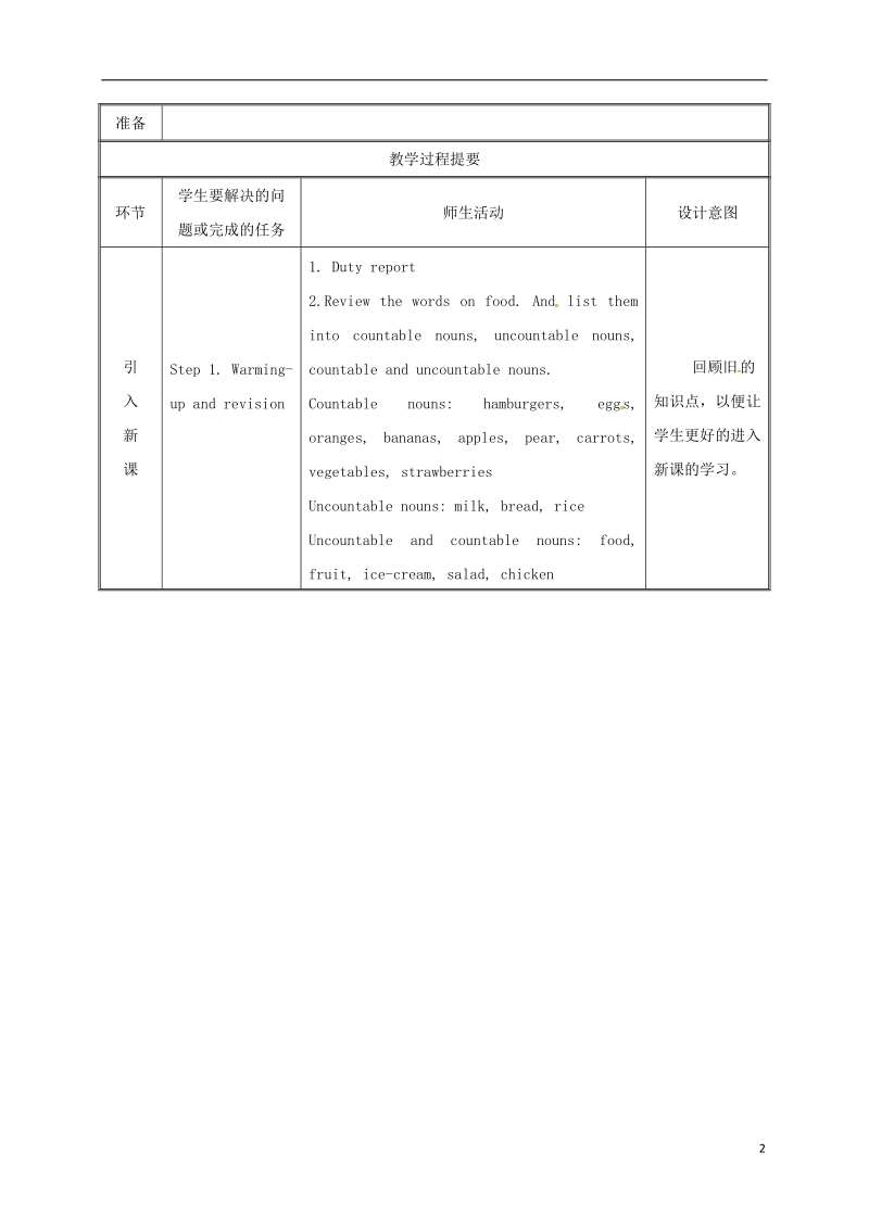 湖南省益阳市资阳区迎丰桥镇七年级英语上册 unit 6 do you like bananas section b（2a-2c）教案 （新版）人教新目标版.doc_第2页