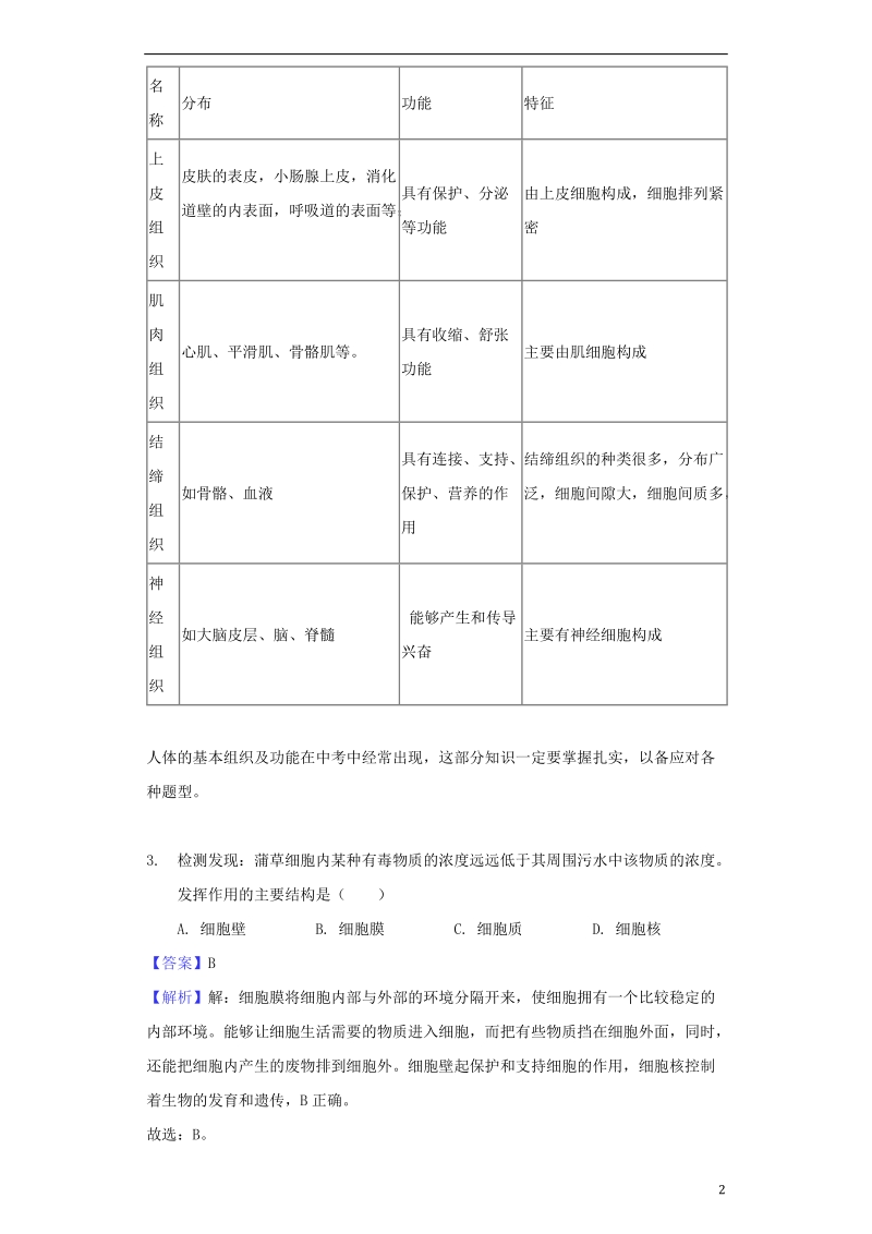 广东省2018年中考生物真题试题（含解析1）.doc_第2页