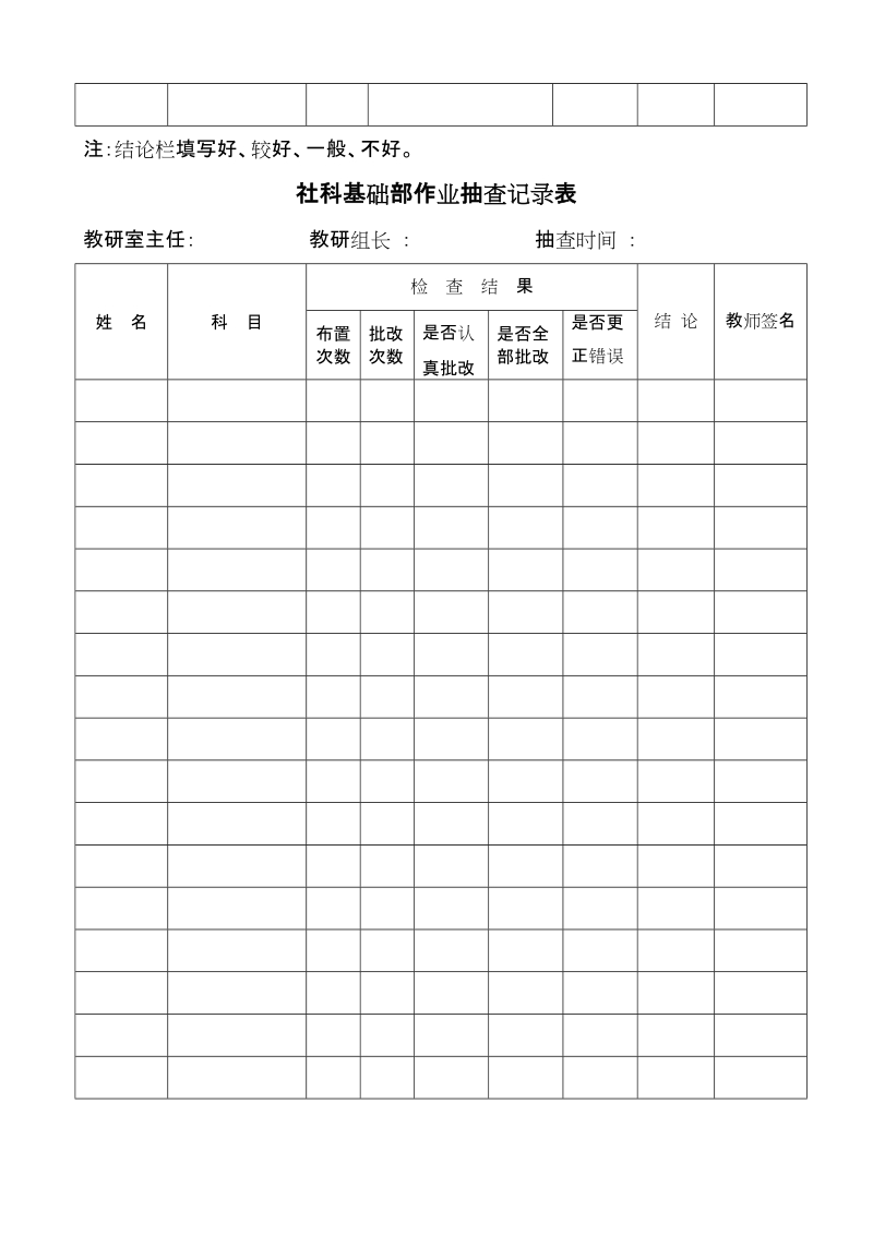 社科基础部教案抽查记录表.doc_第2页